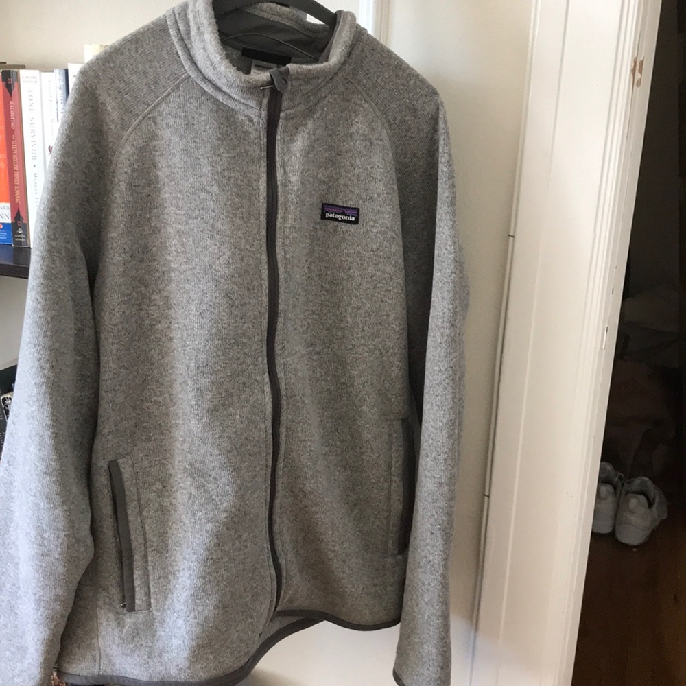 Patagonia better sweater jacket grey men’s large